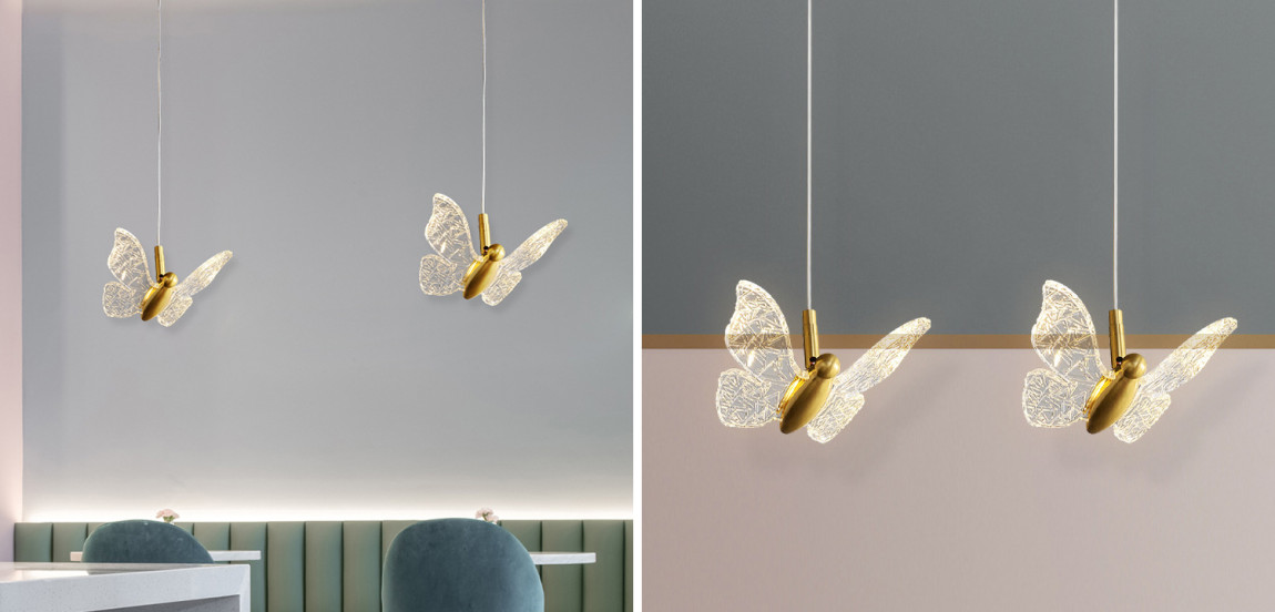 Butterfly Pendant Lamp H