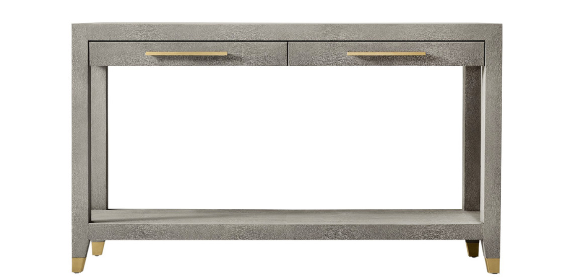 Charles Stingray Texture Console Grey Консоль скат