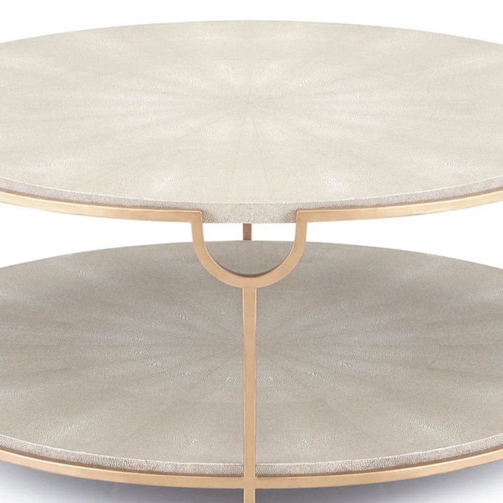 Gaston Stingray Texture Coffee Table Стол Серый скат