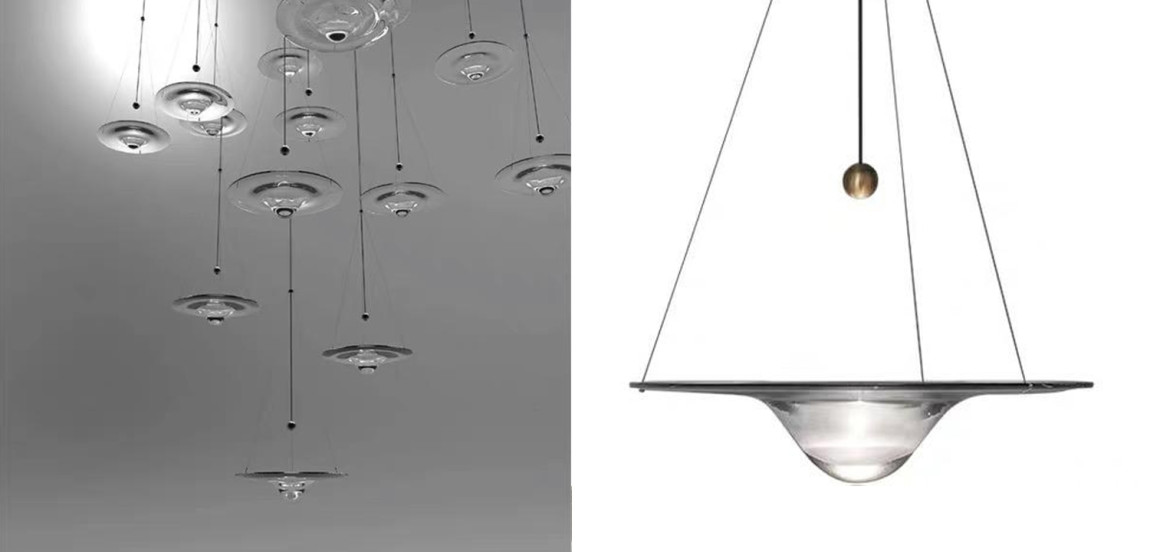Hesitation Lamp Стеклянный подвесной светильник, имитирующий каплю воды