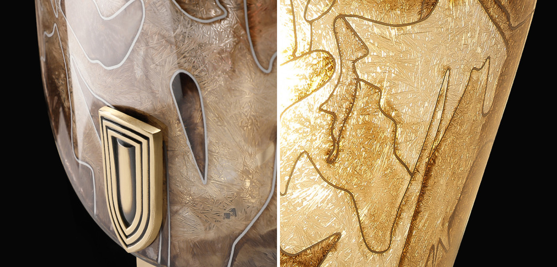 RIFFLE WALL Бра с ручной росписью 2 плафона