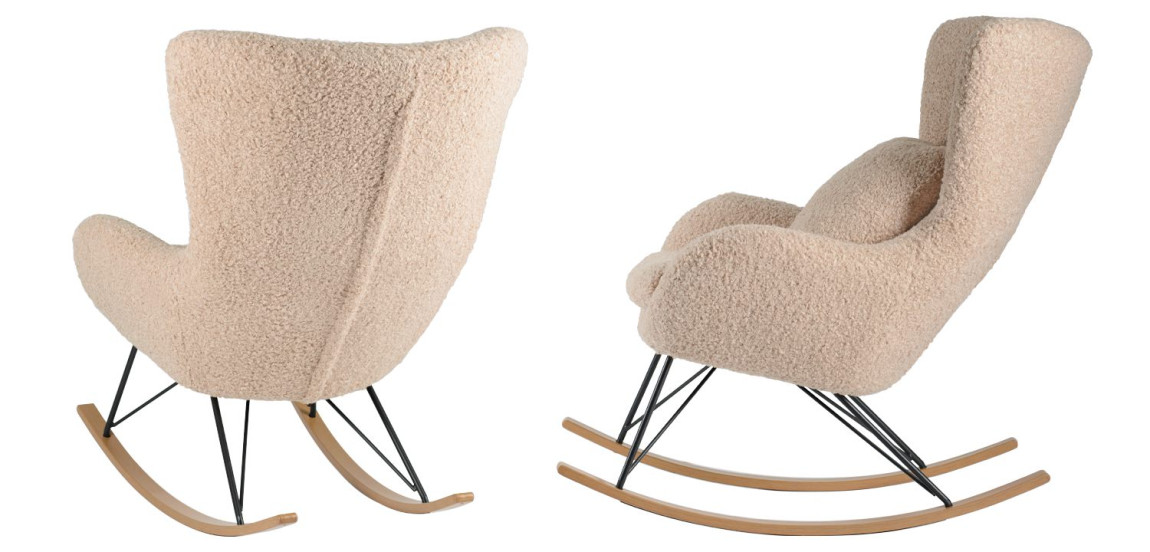 Rocking chair DORIA Кресло-Качалка бежевый