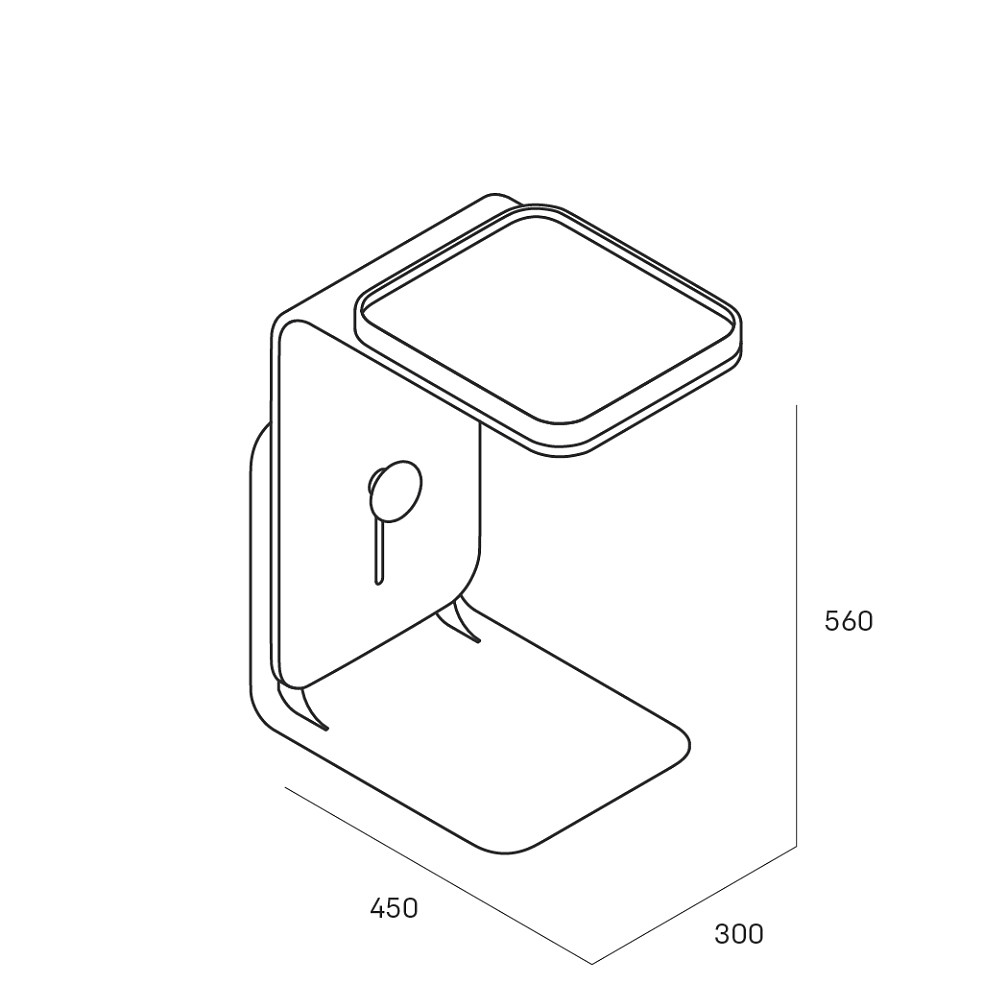 Stolik 90 Журнальный столик из натурального дуба