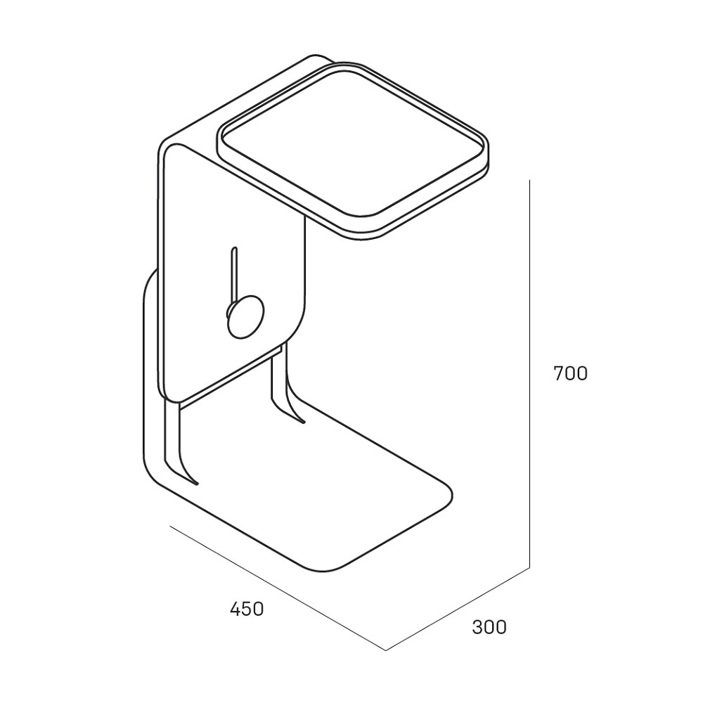 Stolik 90 Журнальный столик из натурального дуба