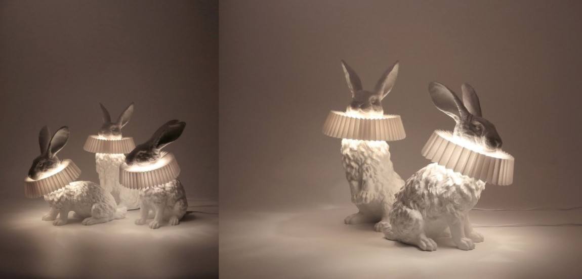 Table Lamp White Rabbit B