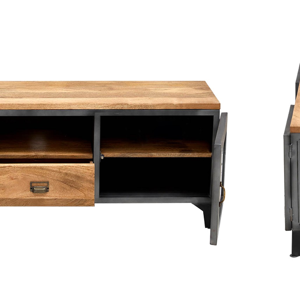 TV-тумба в стиле Лофт Russell TV Stand