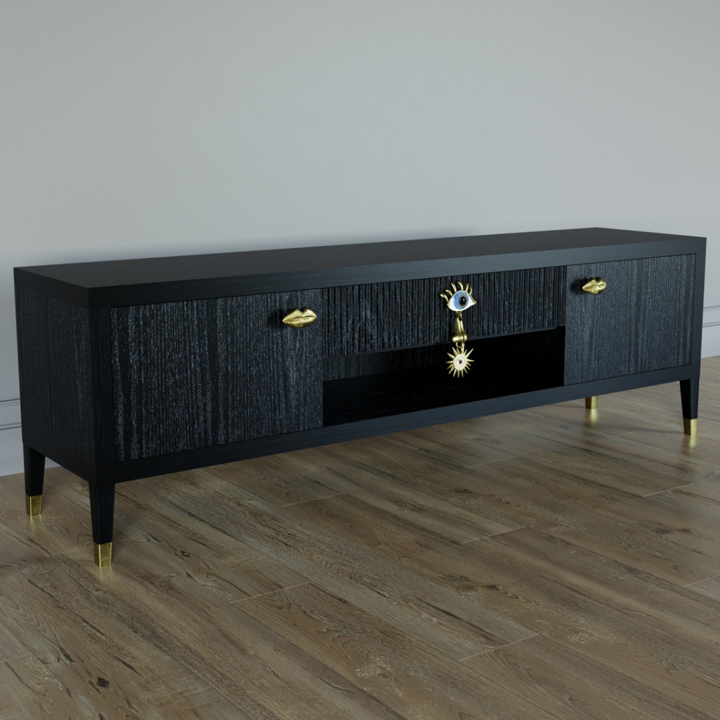 TV-тумба Дизайнерская Elsa Dreams Black