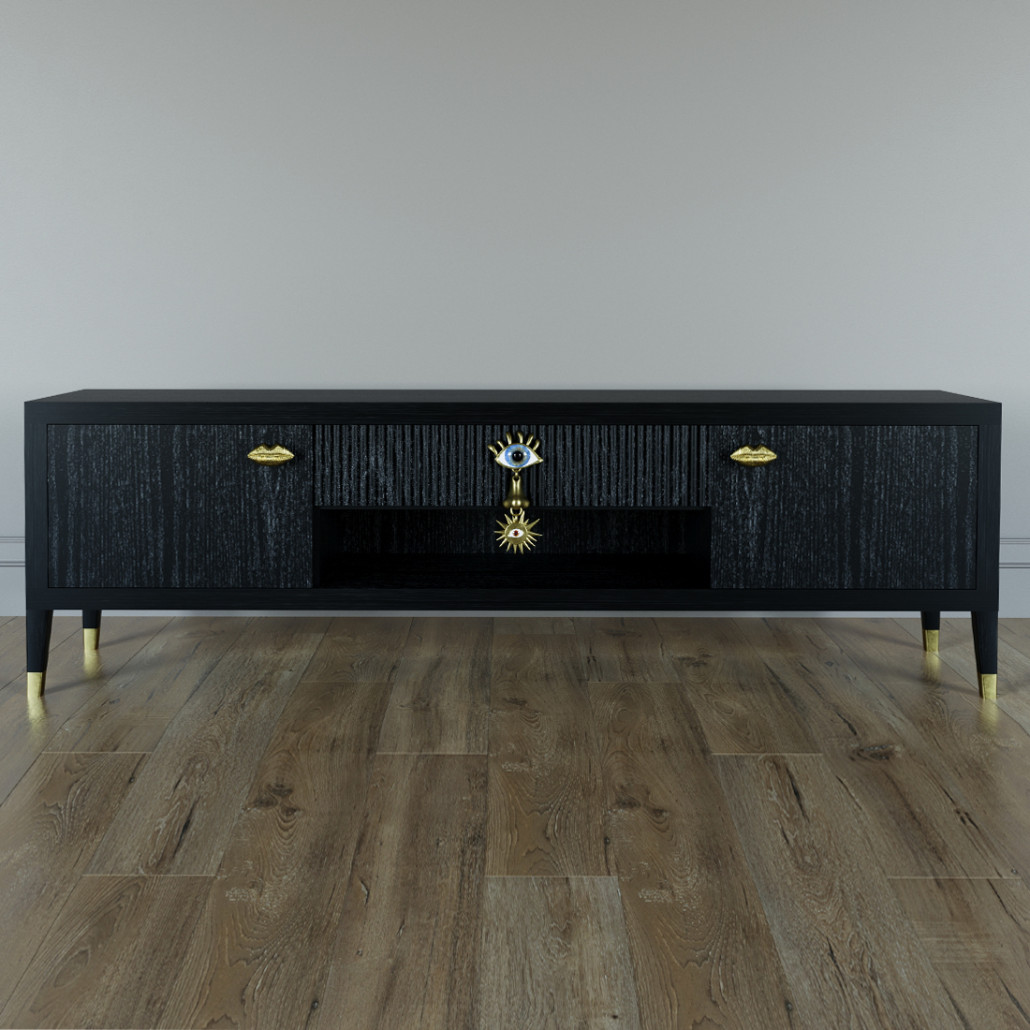 TV-тумба Дизайнерская Elsa Dreams Black