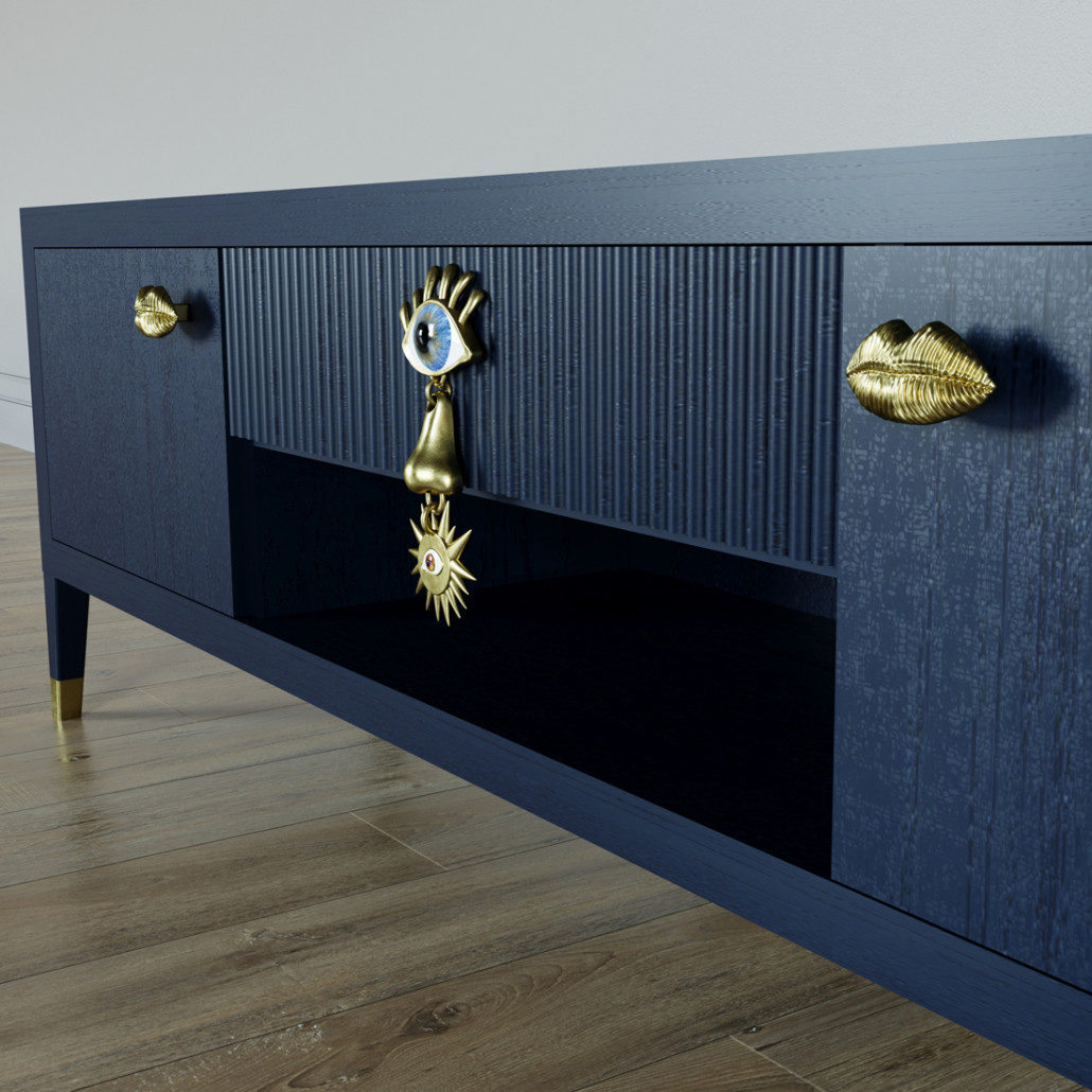 TV-тумба Дизайнерская Elsa Dreams Blue