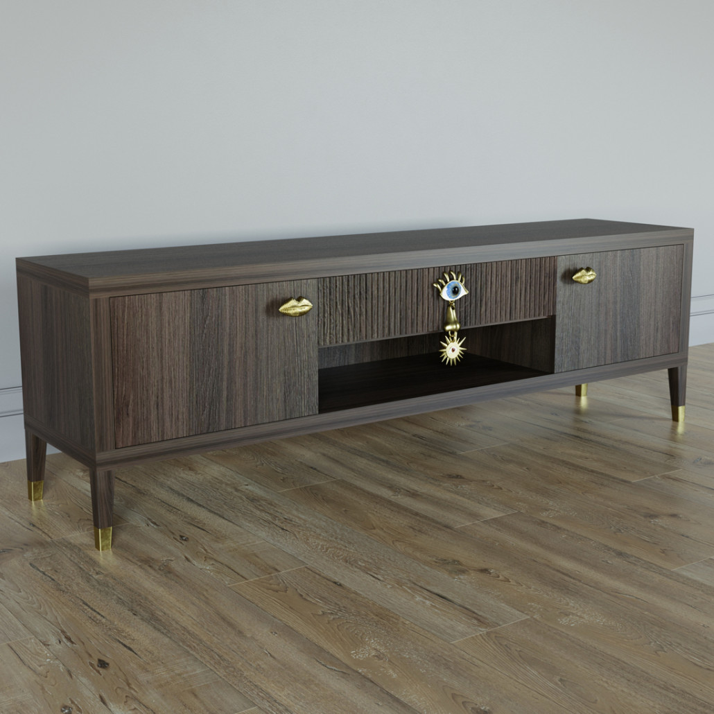 TV-тумба Дизайнерская Elsa Dreams Walnut