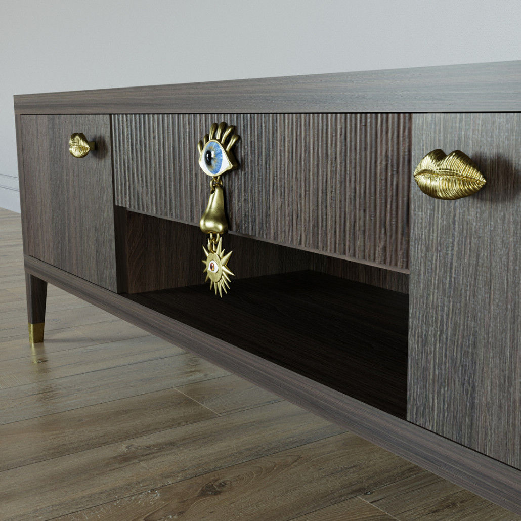 TV-тумба Дизайнерская Elsa Dreams Walnut