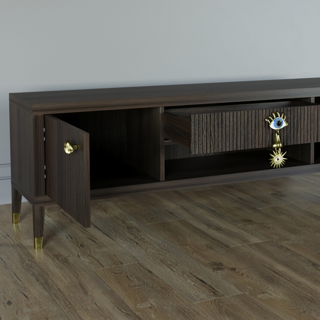 TV-тумба Дизайнерская Elsa Dreams Walnut