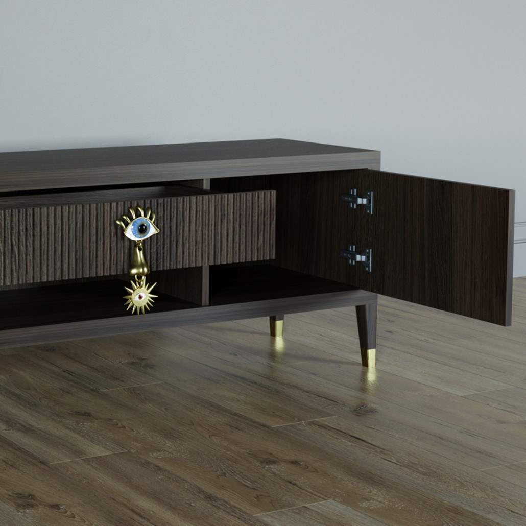 TV-тумба Дизайнерская Elsa Dreams Walnut