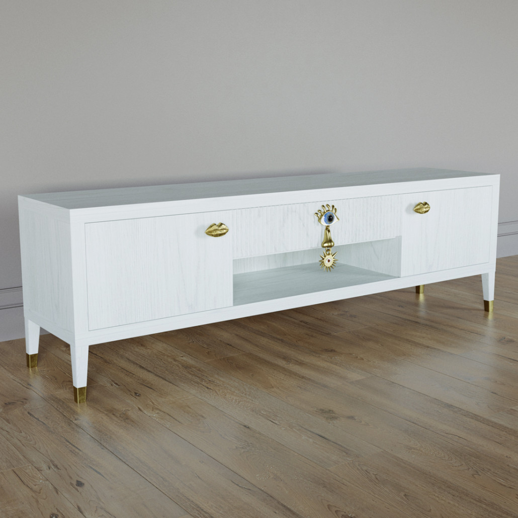 TV-тумба Дизайнерская Elsa Dreams White