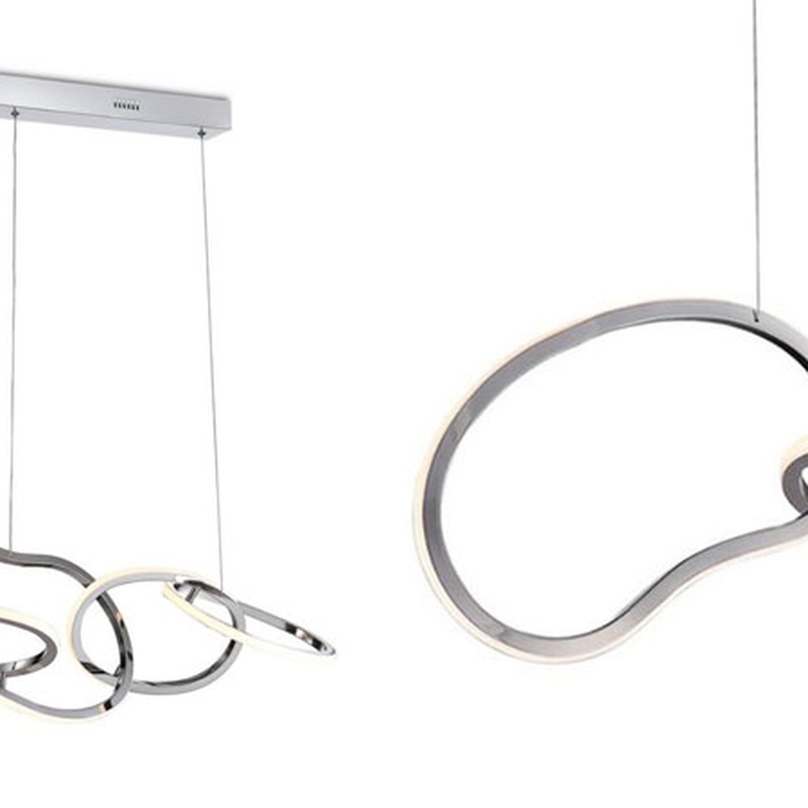 Unfolded Hanging RING Silver