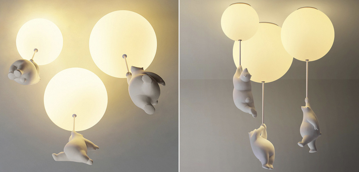 WASTY Потолочный светильник с мишками