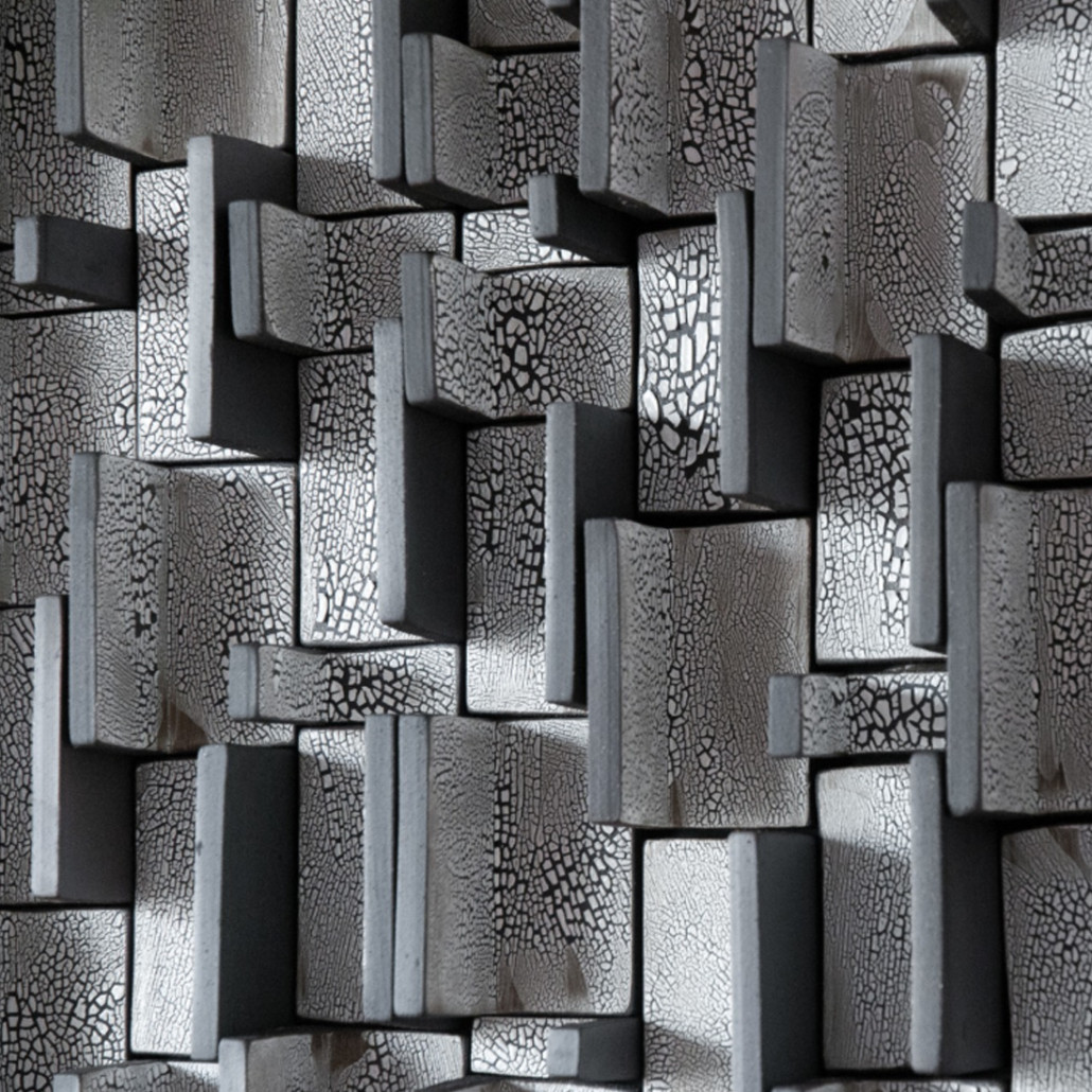 Абстрактное Объемное Панно Industrial panel Travers Coals