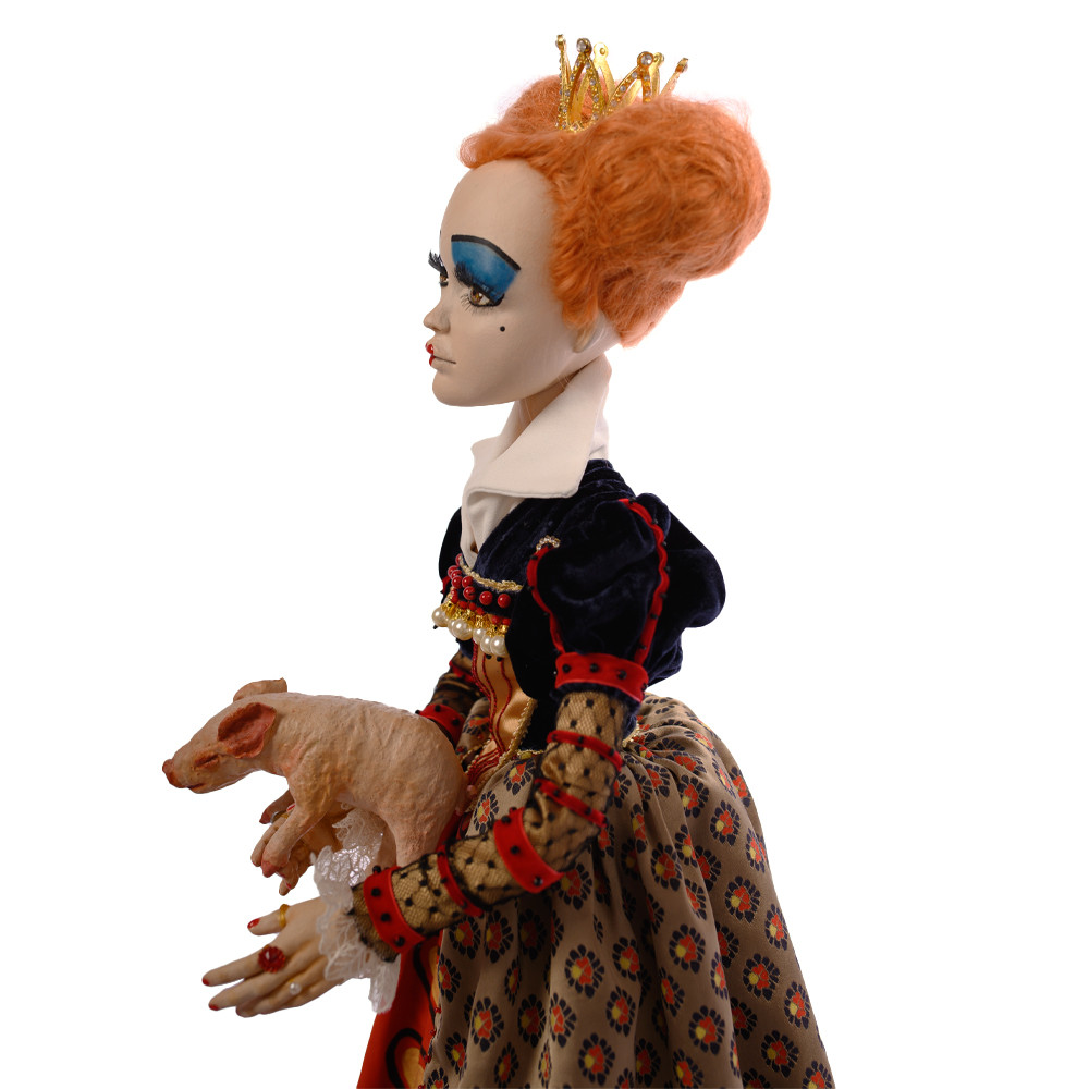 Авторская кукла Красная Королева Iracebeth of Crims