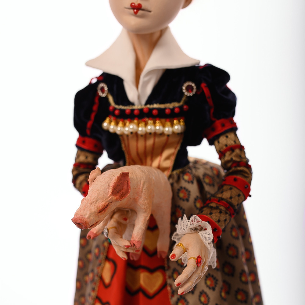 Авторская кукла Красная Королева Iracebeth of Crims