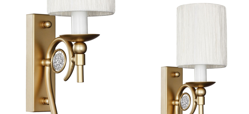 Ажурное бра с тканевым плафоном Montpellier