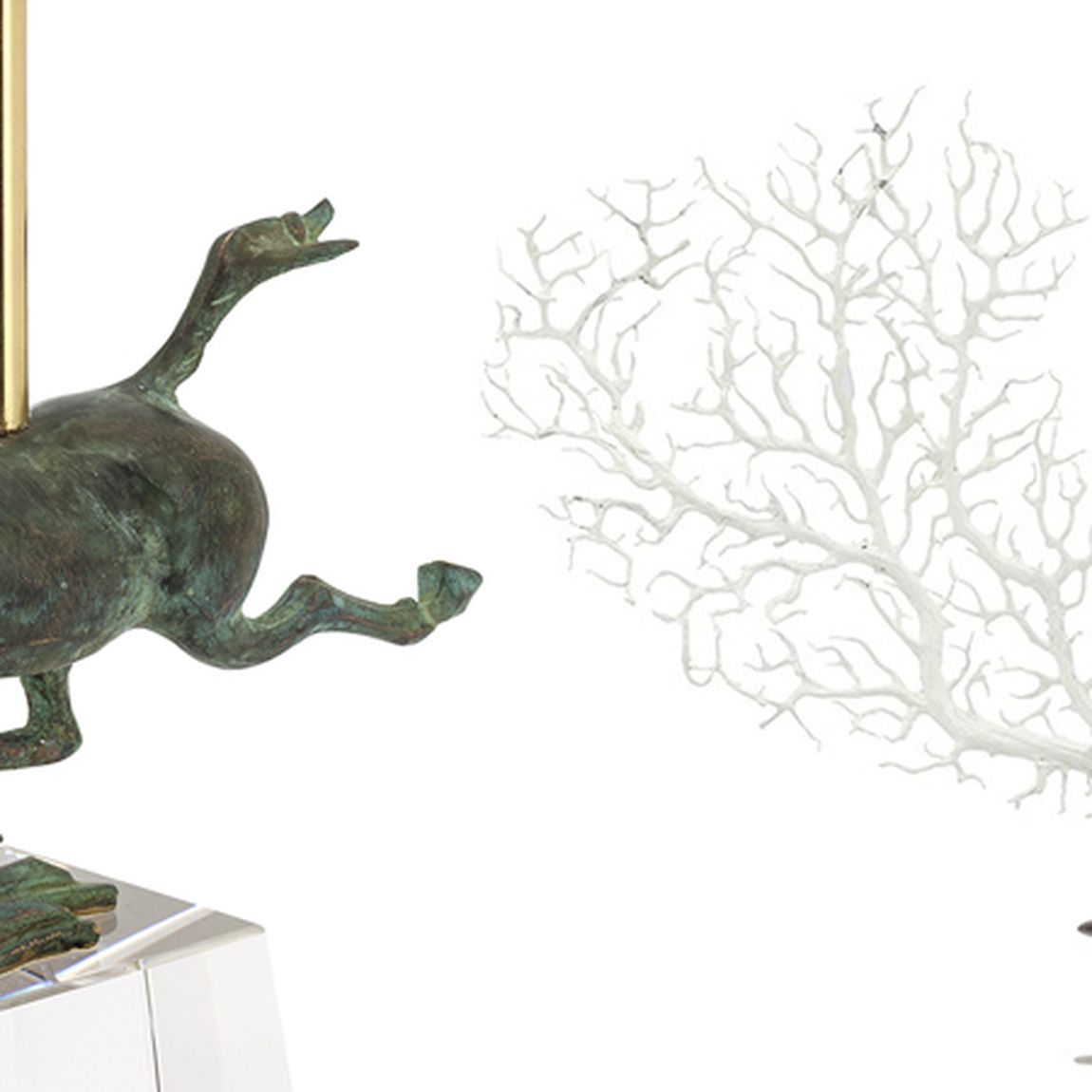 Аксессуар OBELISQUE CORAL HORSE white