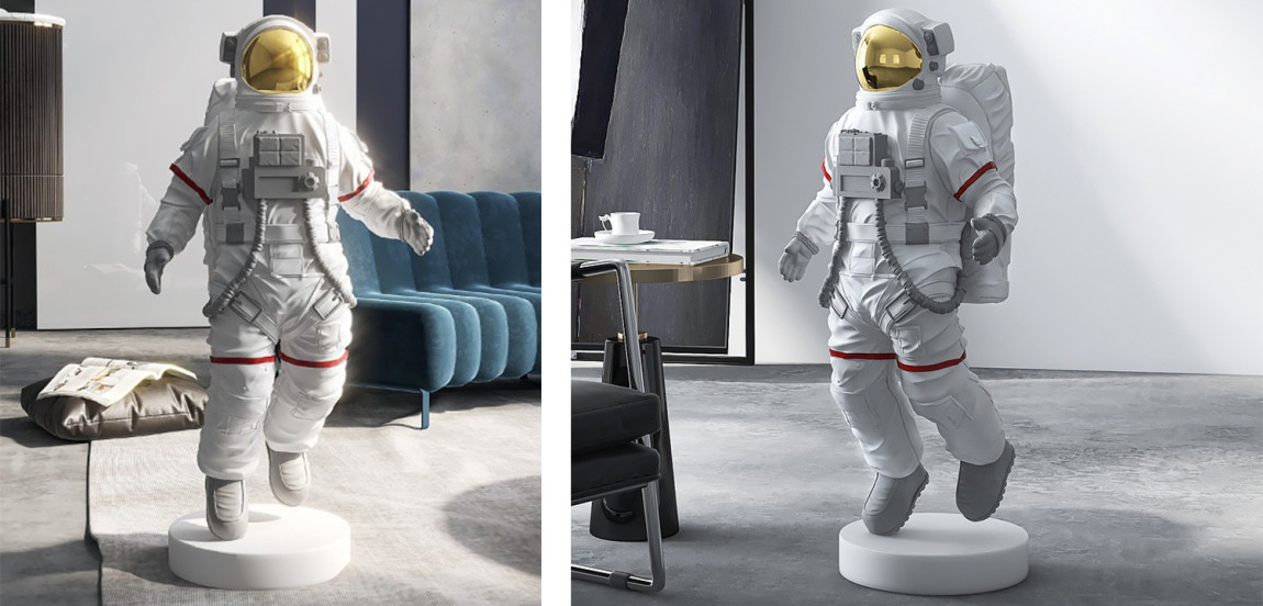 Аксессуар для интерьера большой космонавт