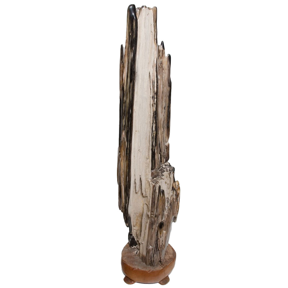 Аксессуар для интерьера из окаменелого дерева Petrified Wood Statuette