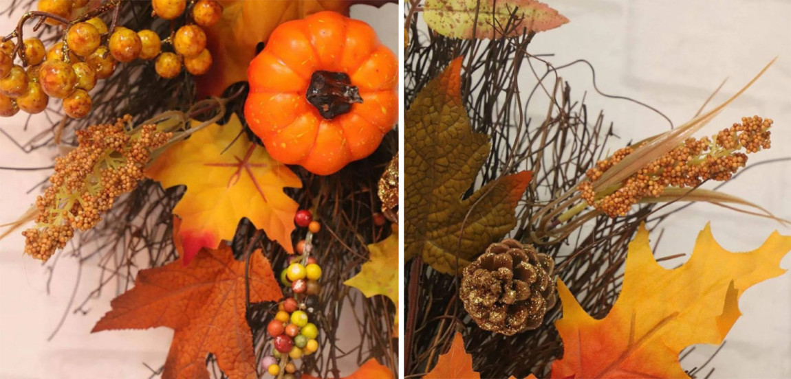 Аксессуар на стену Halloween Wreath