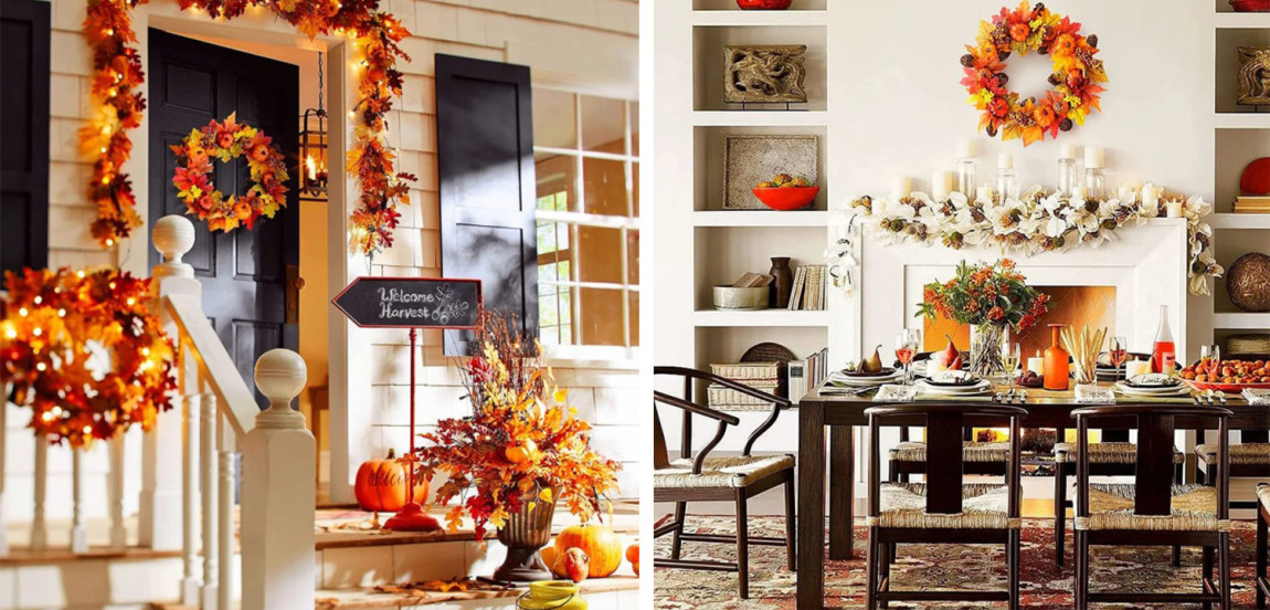 Аксессуар на стену Halloween Wreath II