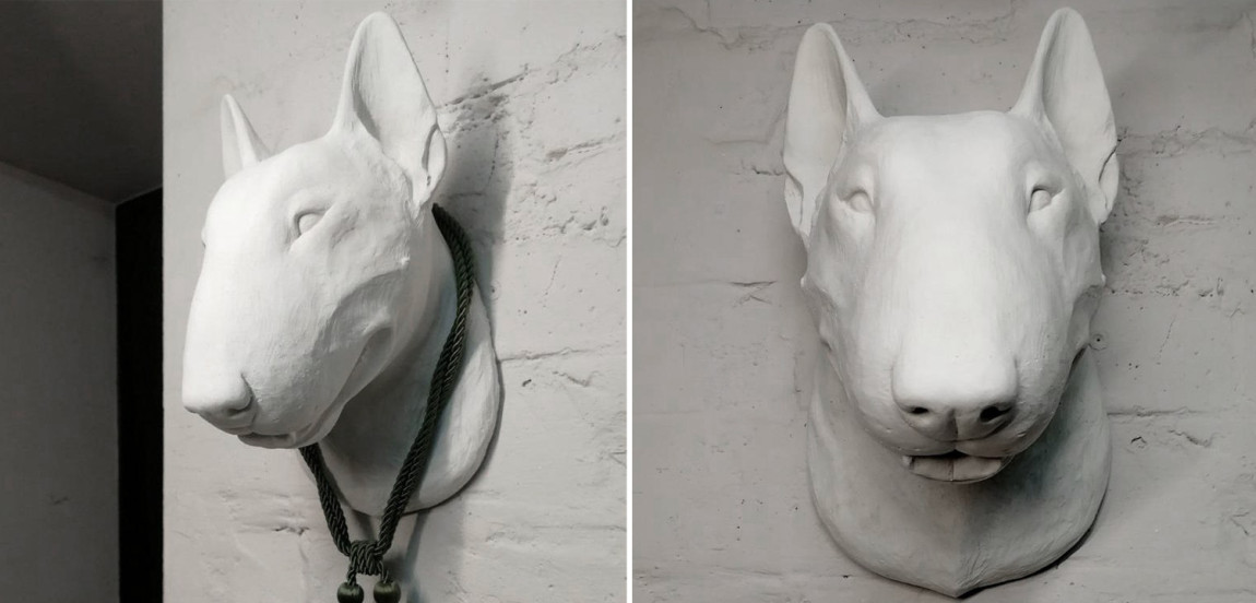 Аксессуар на стену Бультерьер