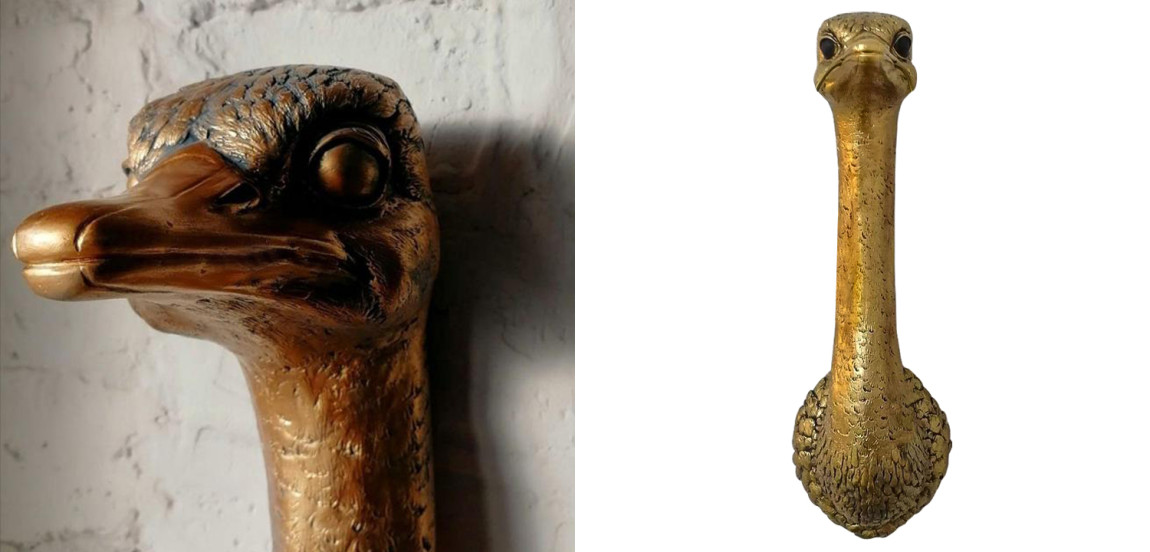 Аксессуар на стену Страус