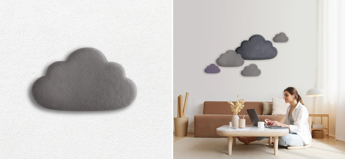 Акустические панели на стену KATSU Набор "Облака"