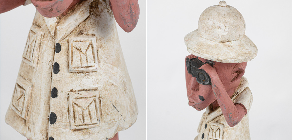 Антикварная статуэтка колонизатор Танзания I