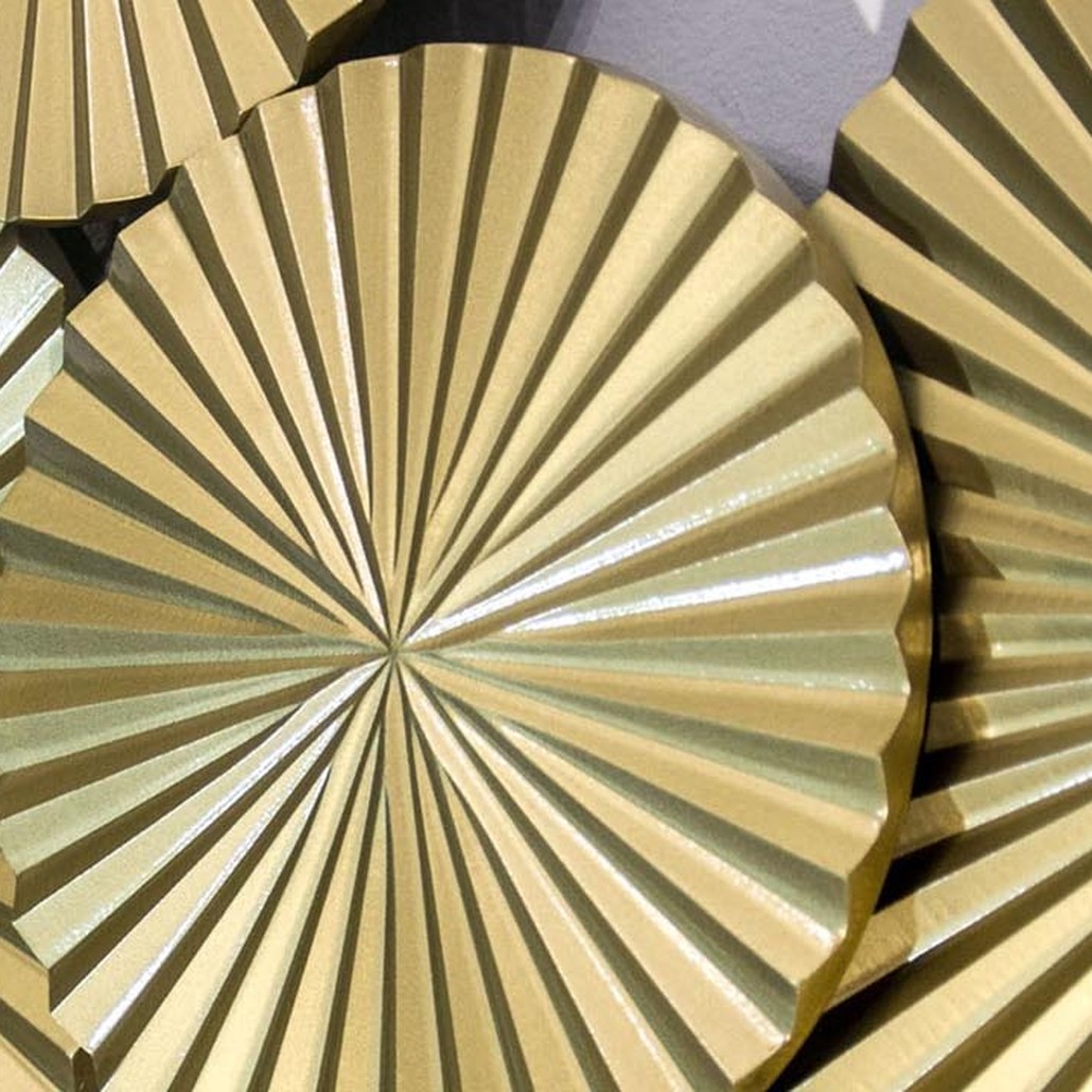 Арт-объект Apollo Gold Wall Plaque Disc 11