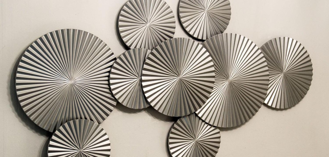 Арт-объект Apollo Silver Wall Plaque Disc 9