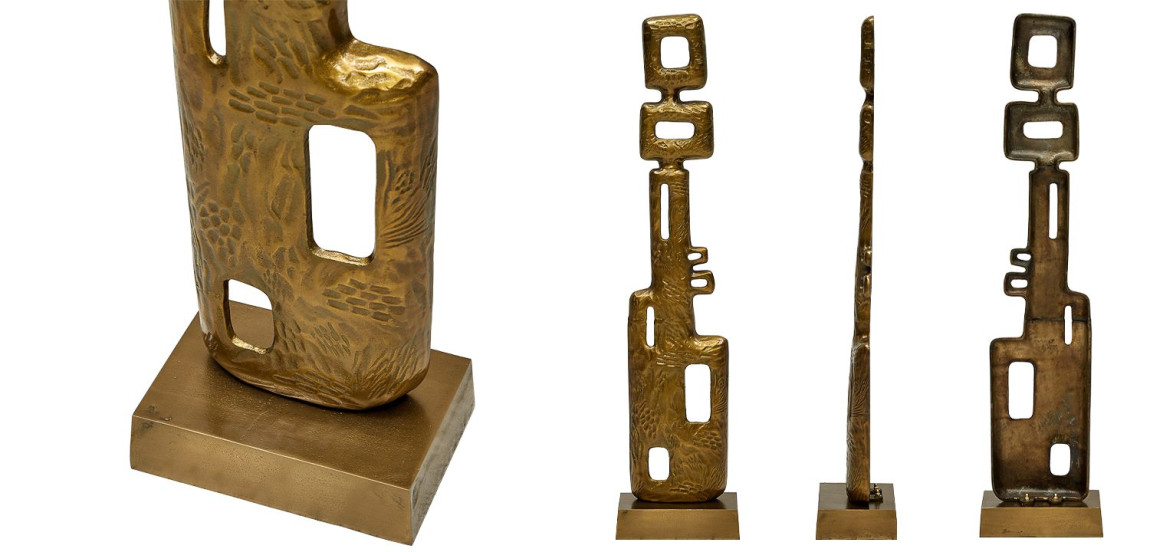 Арт-объект Brass Abstract Composition