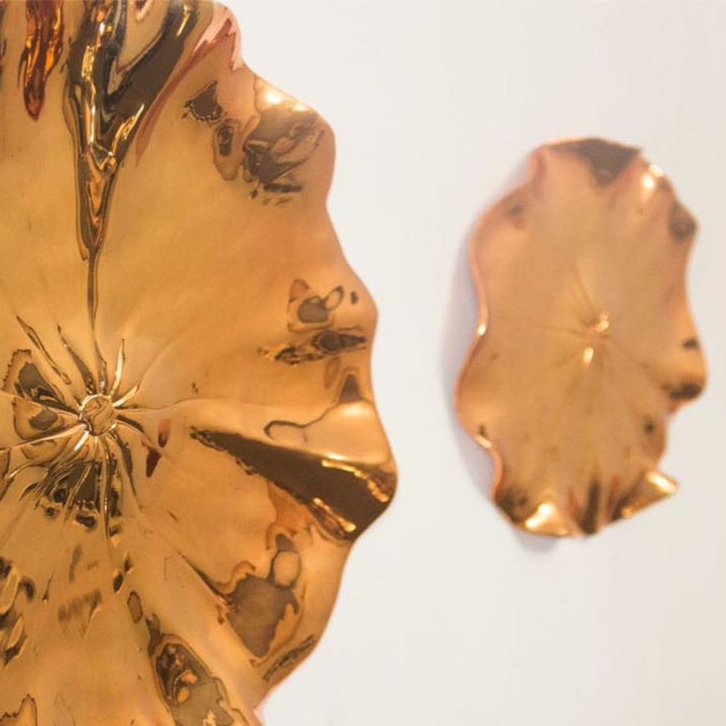 Арт-объект Copper Flowers
