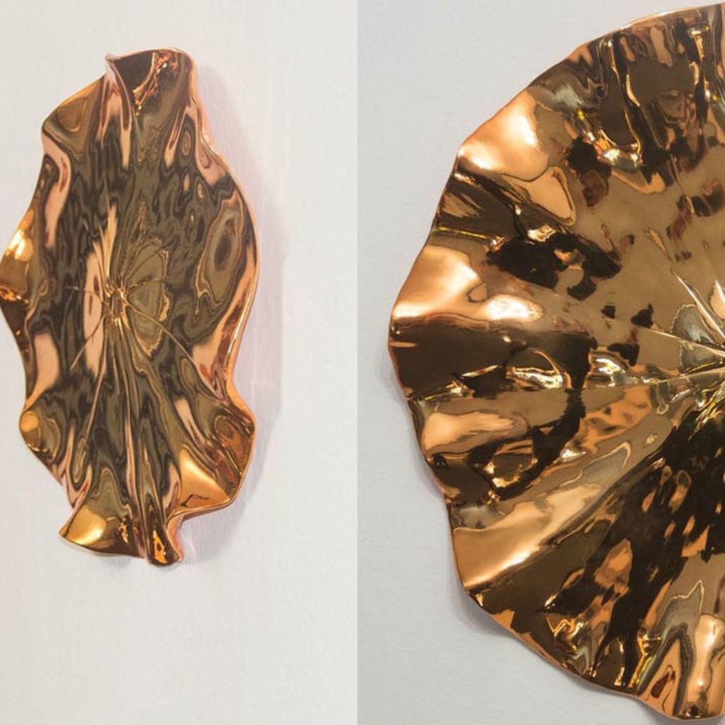 Арт-объект Copper Flowers