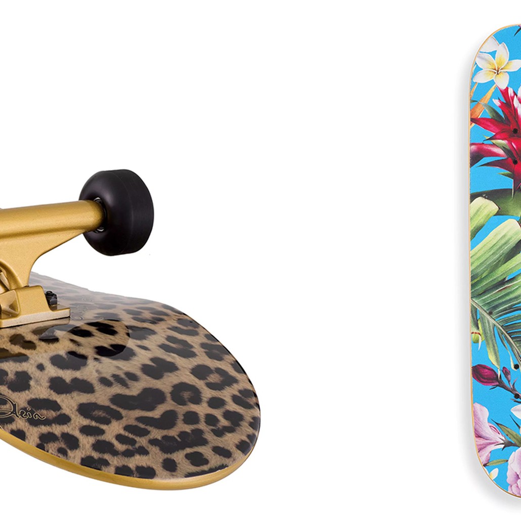 Арт-объект на стену Philipp Plein Skateboard Leopard PLEIN