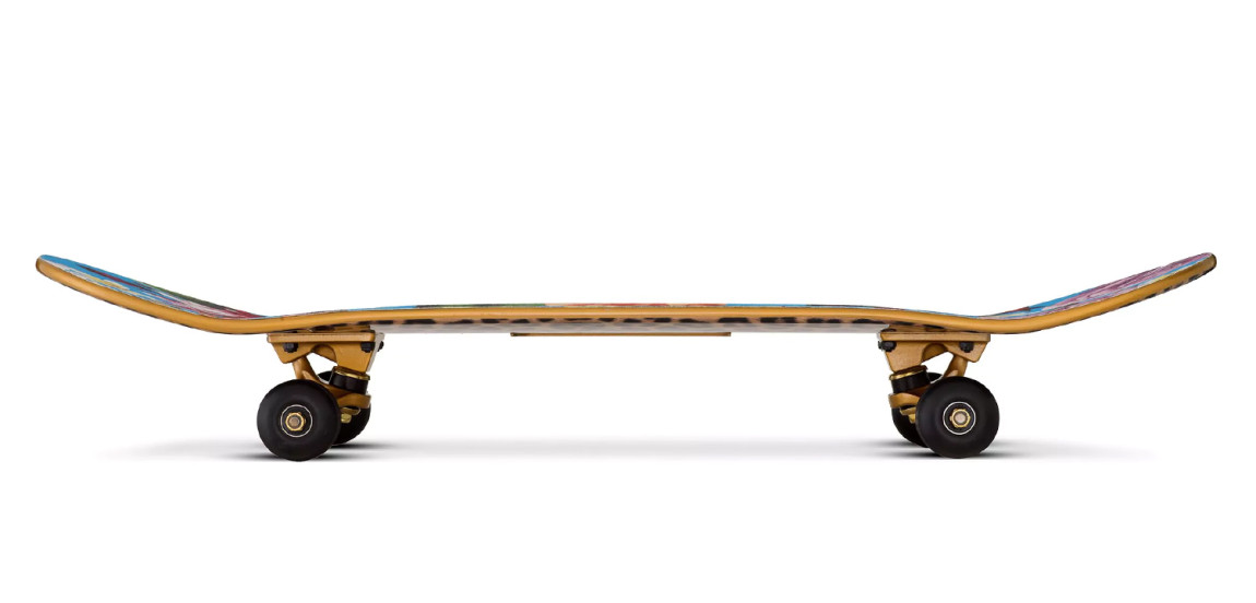 Арт-объект на стену Philipp Plein Skateboard Leopard PLEIN