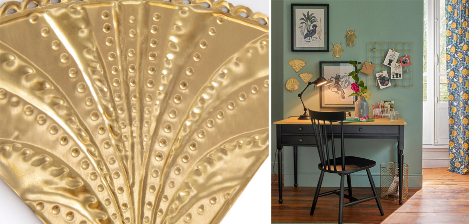 Арт-объект на стену комплект из 3-х вееров