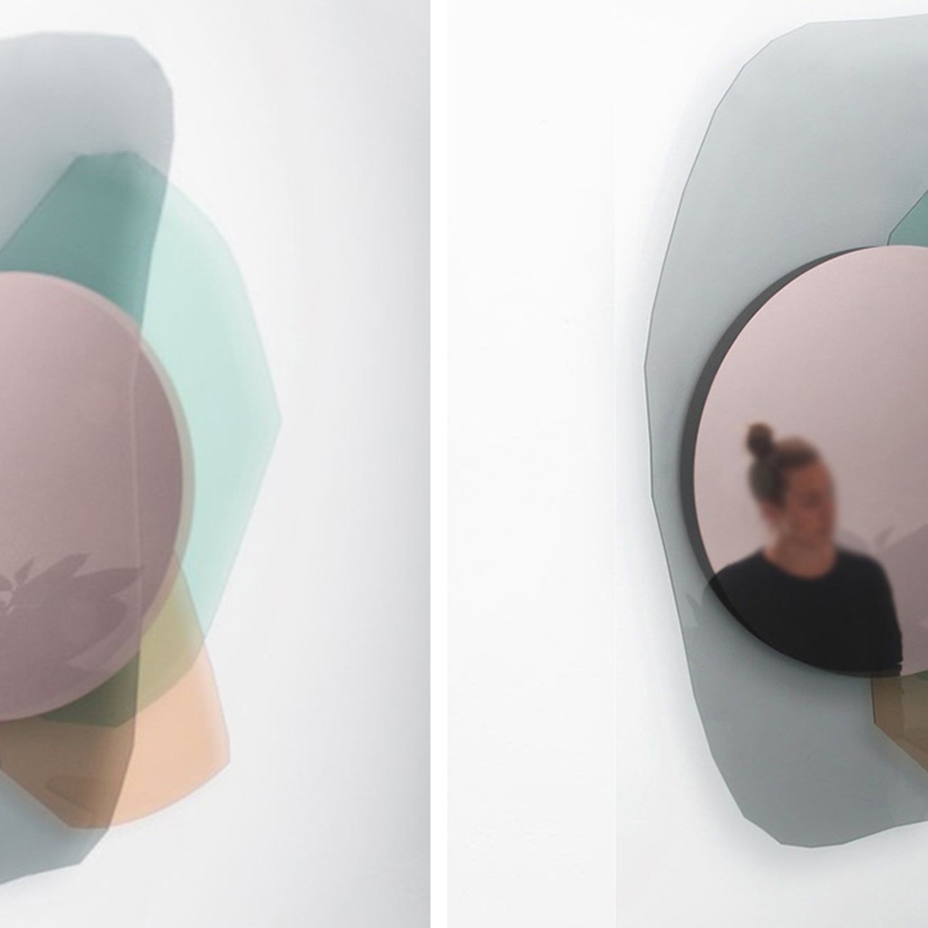 Арт-объект на стену с зеркалом Glass Repeated Mirror I by OS And OOS