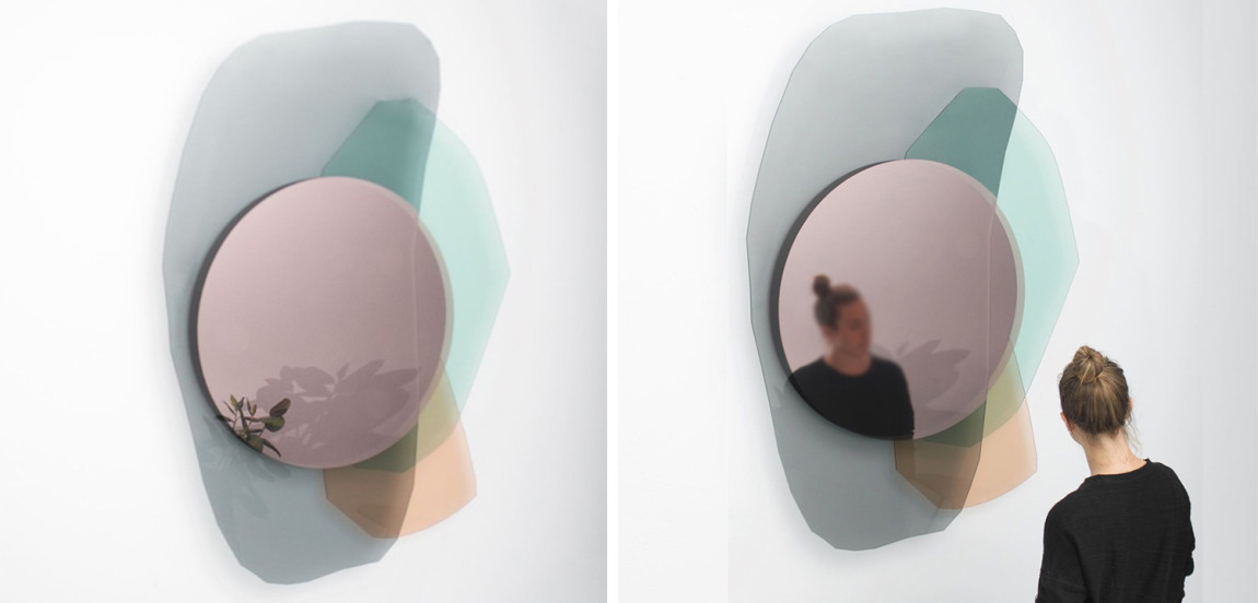 Арт-объект на стену с зеркалом Glass Repeated Mirror I by OS And OOS
