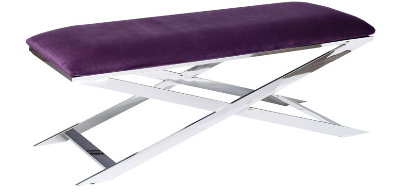 Банкетка Bench Velor Violet
