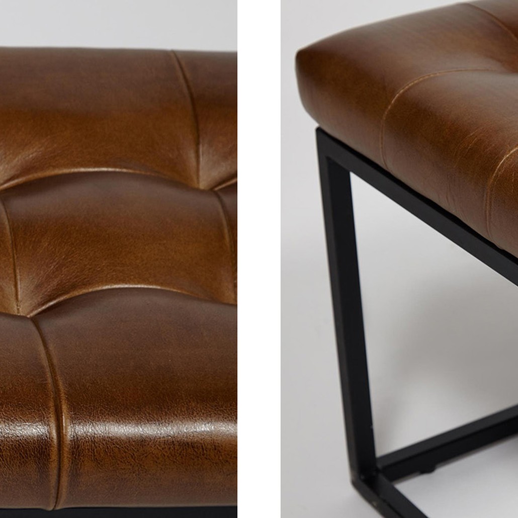 Банкетка Buffalo Leather Industrial Banquette
