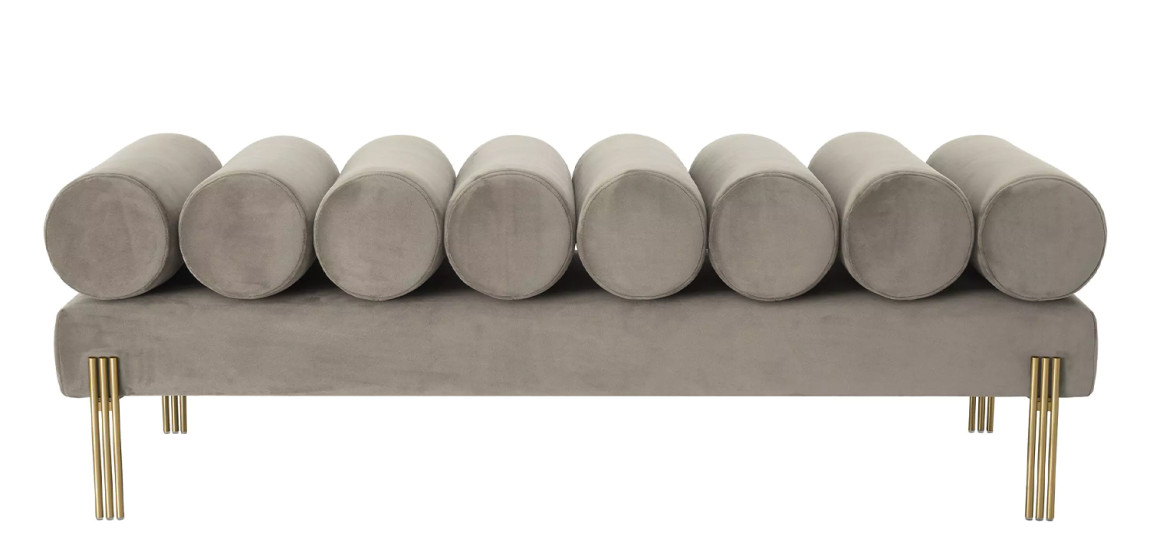 Банкетка Eichholtz Bench Oxley Grey