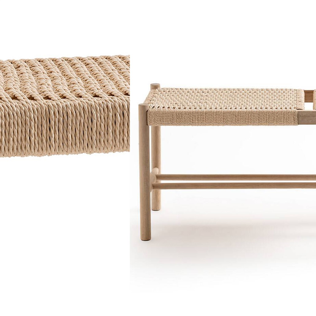 Банкетка Enzo Wicker Beige Banquet