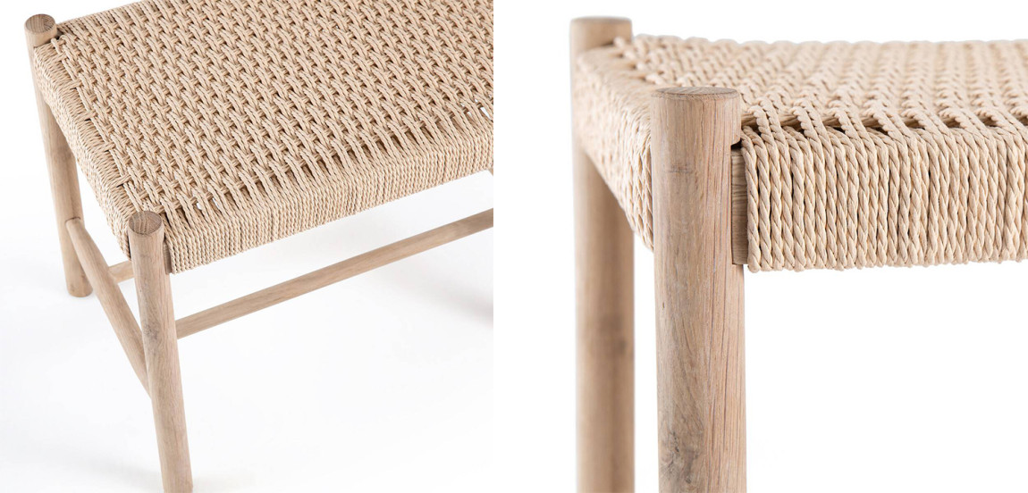 Банкетка Enzo Wicker Beige Banquet mini