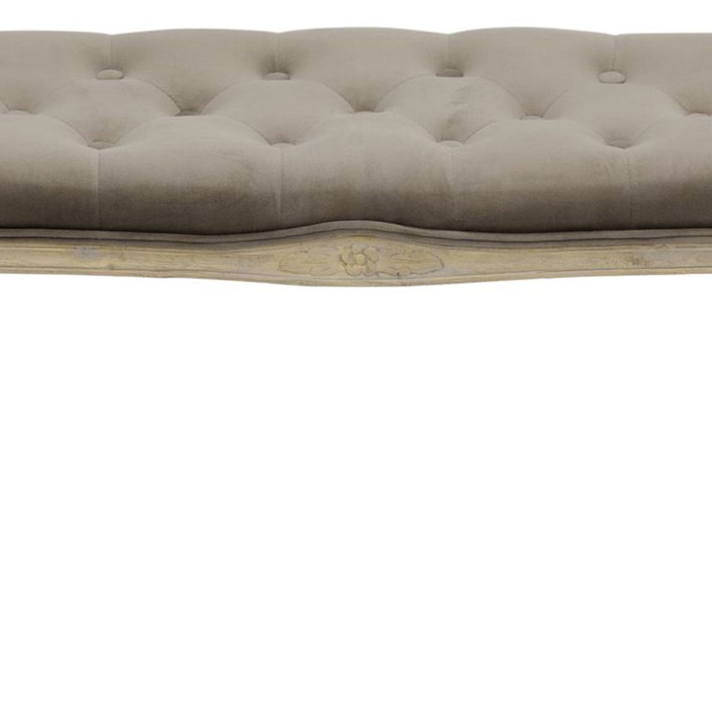 Банкетка French Provence Farmhouse Bench grey