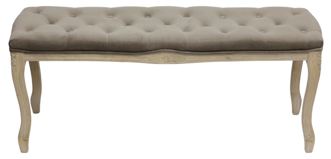 Банкетка French Provence Farmhouse Bench grey